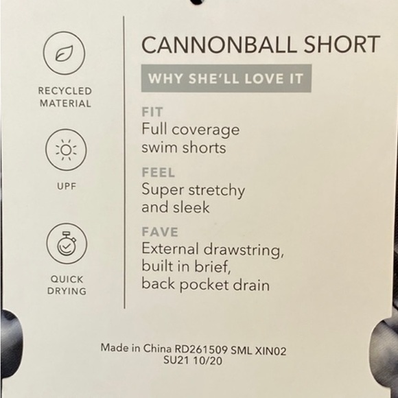 Athleta Girl size XXL- great used condition. Black and white stripe - Picture 7 of 7